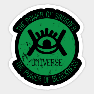 The Power Of Sankofa, The Power Of Blackness. Sticker